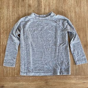 Gap Body Oversized Marled Gray Sweatshirt